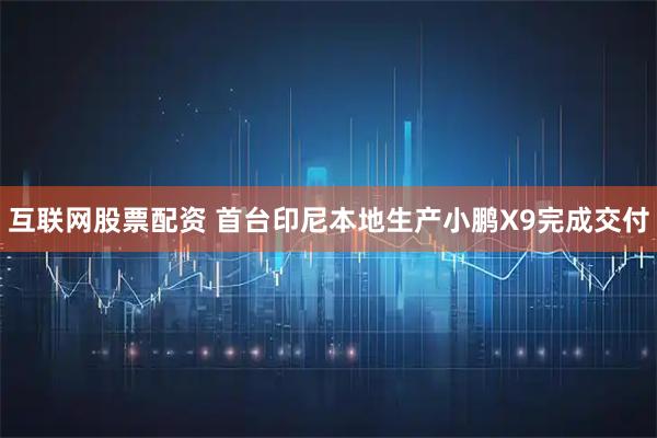 互联网股票配资 首台印尼本地生产小鹏X9完成交付